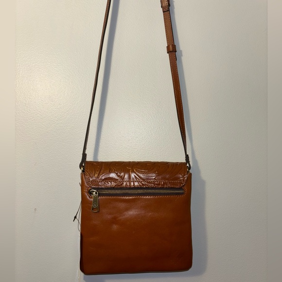 👜Patricia Nash Embossed Balluri Leather Crossbody Bag - Picture 4 of 13